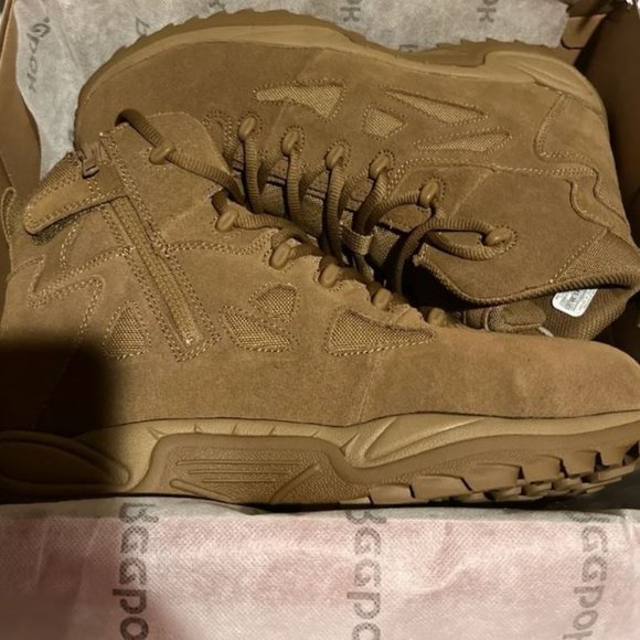 Men's Reebok 6" Rapid Response RB Composite Toe Side-Zip Boots Men's 12 Medium - Picture 7 of 8